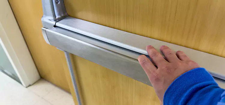 Installing a Push Bar on a Door New Orleans